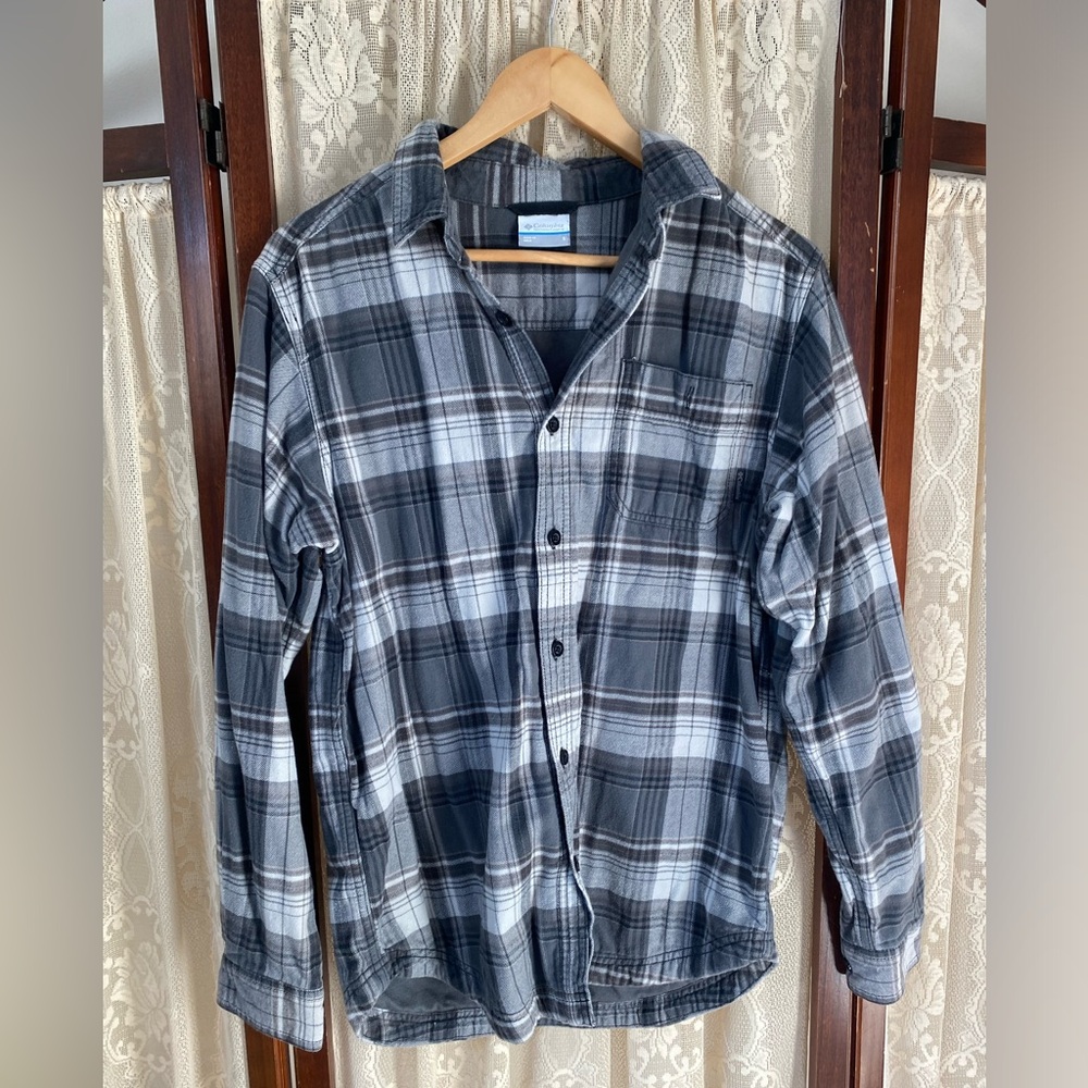 Men’s Grey Columbia Flannel